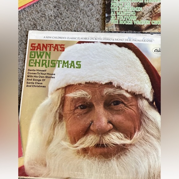Vintage Christmas Vinyl ￼Record Bundle Of 5 - Picture 6 of 11